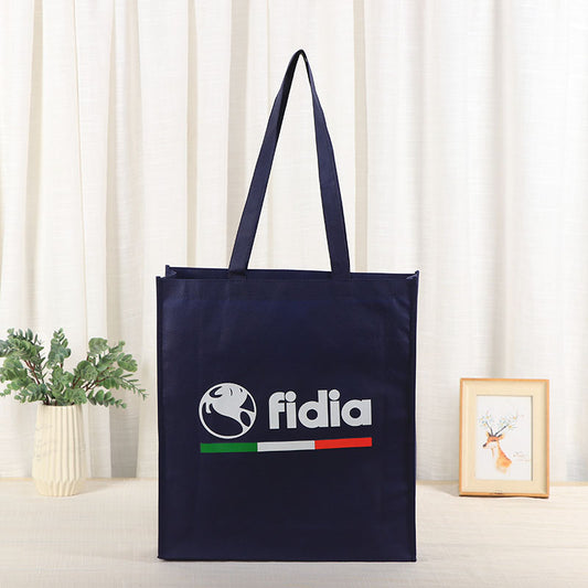 Non woven bag with silk print